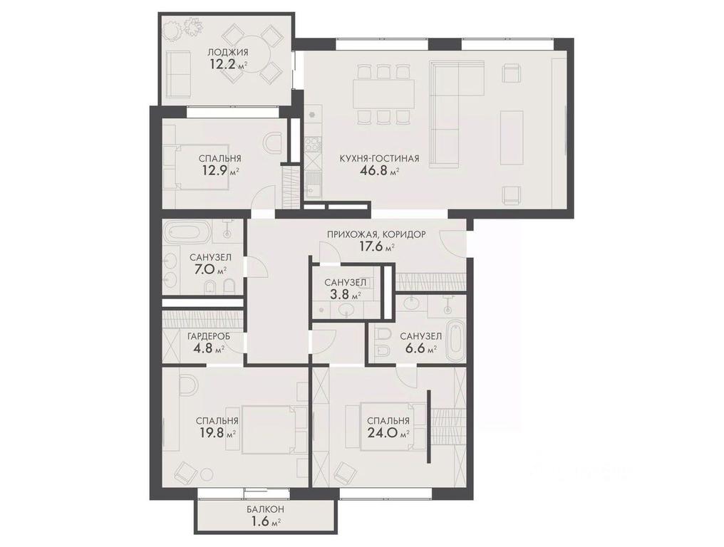 3-BD Apartment Sale, 158.2平方米 at Vnukovo Country Club (Vnukovo Kantri Klab), Lugovaya ulitsa, derevnya Rogozinino, Pervomayskoye Settlement, Moscow, Russia #1 3-BD Apartment Sale, 158.2平方米 at Vnukovo Country Club (Vnukovo Kantri Klab), Lugovaya ulitsa, derevnya Rogozinino, Pervomayskoye Settlement, Moscow, Russia #1