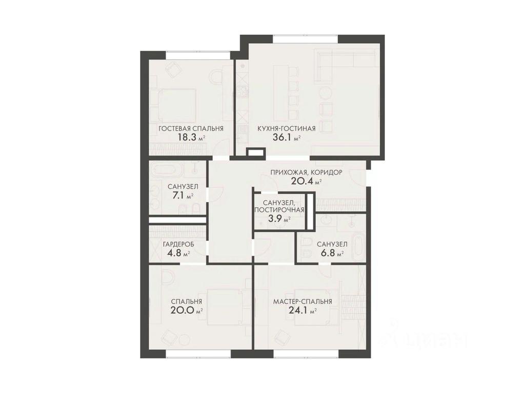 3-BD Apartment Sale, 141.4平方米 at Vnukovo Country Club (Vnukovo Kantri Klab), Lugovaya ulitsa, derevnya Rogozinino, Pervomayskoye Settlement, Moscow, Russia #1 3-BD Apartment Sale, 141.4平方米 at Vnukovo Country Club (Vnukovo Kantri Klab), Lugovaya ulitsa, derevnya Rogozinino, Pervomayskoye Settlement, Moscow, Russia #1