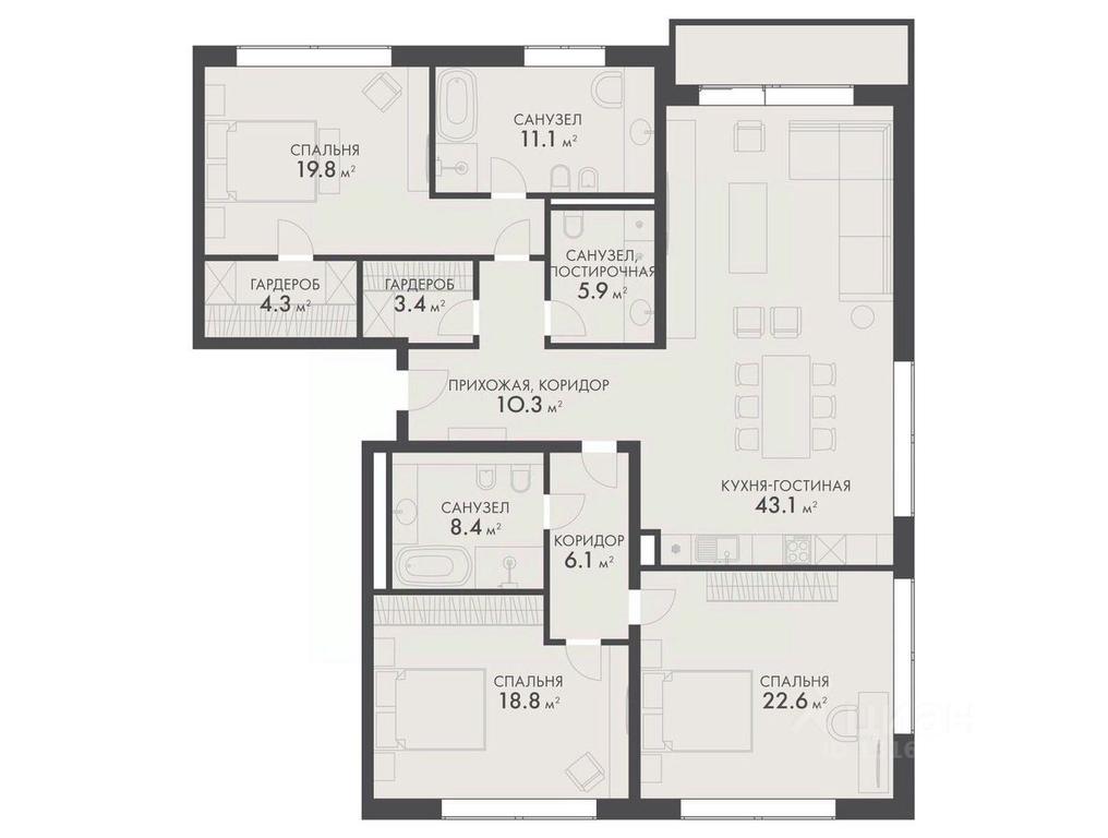 3-BD Apartment Sale, 154.9平方米 at Vnukovo Country Club (Vnukovo Kantri Klab), Lugovaya ulitsa, derevnya Rogozinino, Pervomayskoye Settlement, Moscow, Russia #1 3-BD Apartment Sale, 154.9平方米 at Vnukovo Country Club (Vnukovo Kantri Klab), Lugovaya ulitsa, derevnya Rogozinino, Pervomayskoye Settlement, Moscow, Russia #1