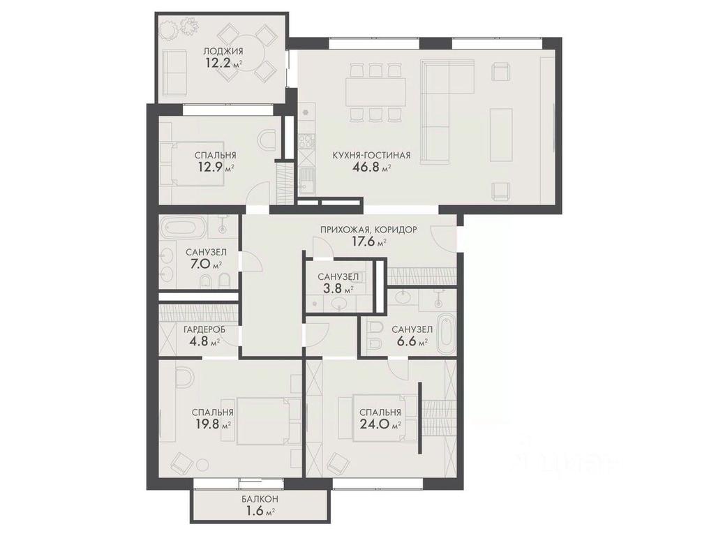 3-BD Apartment Sale, 157.6 sq. m. at Vnukovo Country Club (Vnukovo Kantri Klab), Lugovaya ulitsa, derevnya Rogozinino, Pervomayskoye Settlement, Moscow, Russia #1 3-BD Apartment Sale, 157.6 sq. m. at Vnukovo Country Club (Vnukovo Kantri Klab), Lugovaya ulitsa, derevnya Rogozinino, Pervomayskoye Settlement, Moscow, Russia #1