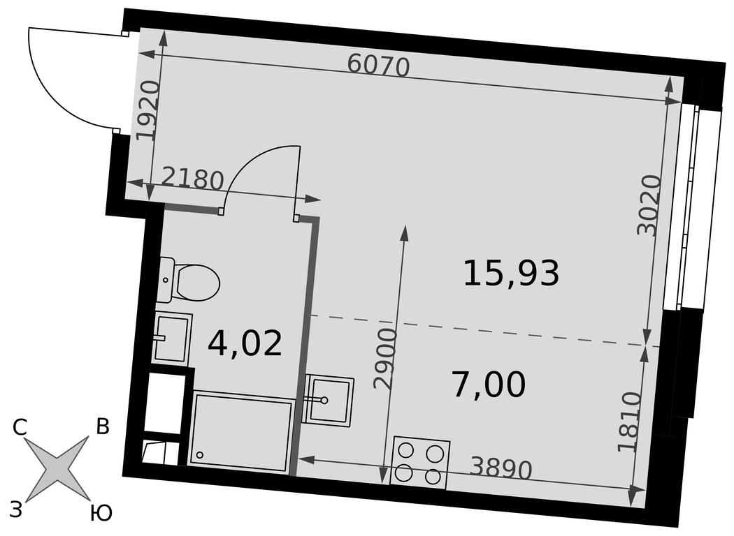 Apartment Sale, 26.95平方米 at Dvizhenie. Govorovo, Центральная улица, 47, деревня Говорово, поселение Московский, Москва, Россия #2 Apartment Sale, 26.95平方米 at Dvizhenie. Govorovo, Центральная улица, 47, деревня Говорово, поселение Московский, Москва, Россия #2