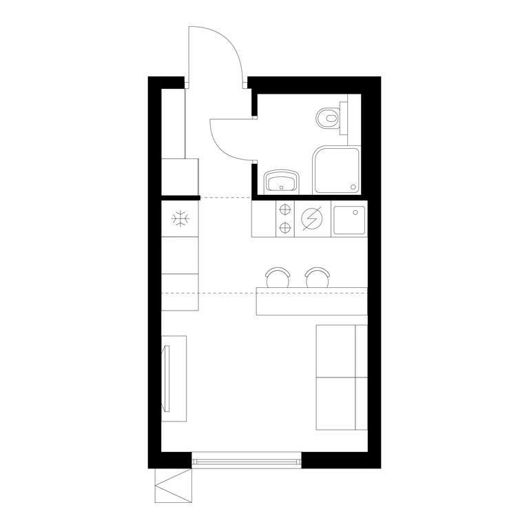 Apartment Sale, 19.1平方米 at Nikolskie Luga, Varshavskoye Highway, вл266с1, Moscow, Russia #1