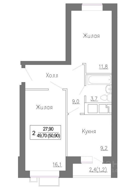 1-BD Apartment Sale, 51.5 sq. m. at Novoe Zamitino, Sadovaya ulitsa, derevnya Saburovo, Krasnogorsk Urban District, Moscow Region, Russia #1 1-BD Apartment Sale, 51.5 sq. m. at Novoe Zamitino, Sadovaya ulitsa, derevnya Saburovo, Krasnogorsk Urban District, Moscow Region, Russia #1