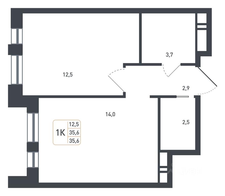 Apartment Sale, 35.6平方米 at Novaya Shcherbinka, Borisovka Village, Podolsk City District, Moscow Region, Russia #1 Apartment Sale, 35.6平方米 at Novaya Shcherbinka, Borisovka Village, Podolsk City District, Moscow Region, Russia #1
