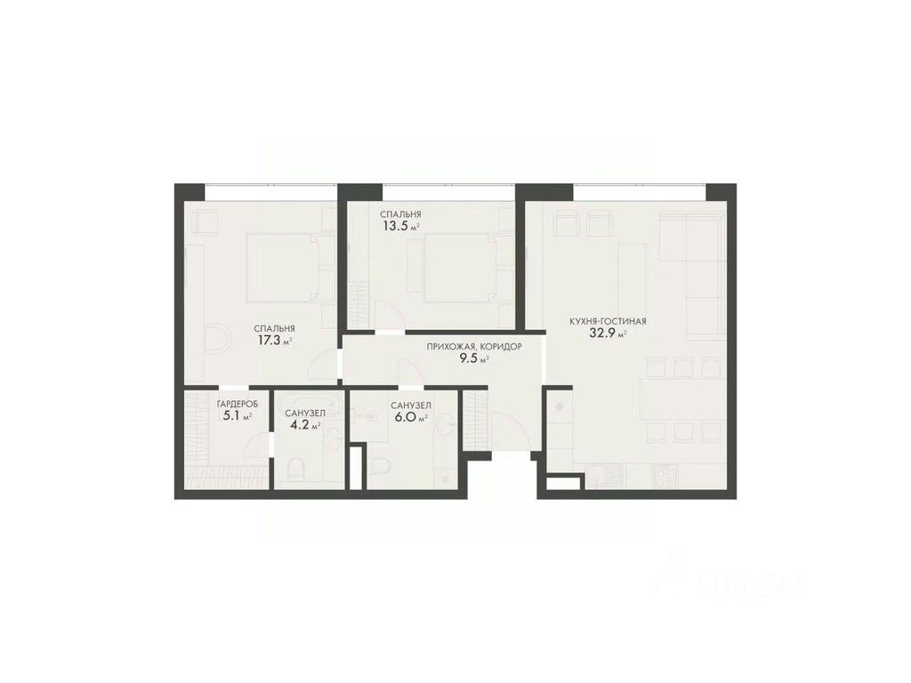 2-BD Apartment Sale, 87.4平方米 at Vnukovo Country Club (Vnukovo Kantri Klab), Lugovaya ulitsa, derevnya Rogozinino, Pervomayskoye Settlement, Moscow, Russia #1 2-BD Apartment Sale, 87.4平方米 at Vnukovo Country Club (Vnukovo Kantri Klab), Lugovaya ulitsa, derevnya Rogozinino, Pervomayskoye Settlement, Moscow, Russia #1