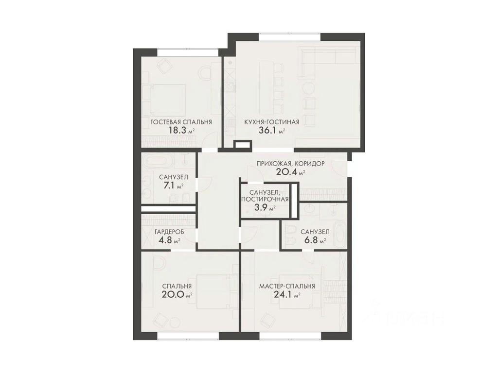 3-BD Apartment Sale, 141.4平方米 at Vnukovo Country Club (Vnukovo Kantri Klab), Lugovaya ulitsa, derevnya Rogozinino, Pervomayskoye Settlement, Moscow, Russia #1 3-BD Apartment Sale, 141.4平方米 at Vnukovo Country Club (Vnukovo Kantri Klab), Lugovaya ulitsa, derevnya Rogozinino, Pervomayskoye Settlement, Moscow, Russia #1
