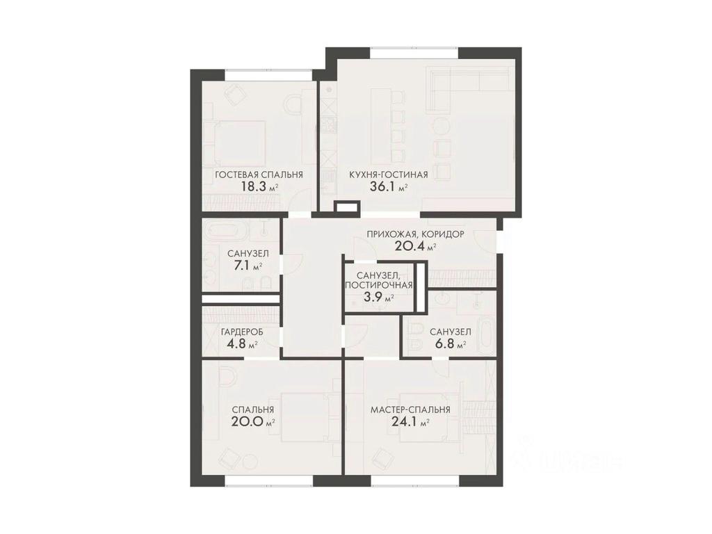 3-BD Apartment Sale, 141.4平方米 at Vnukovo Country Club (Vnukovo Kantri Klab), Lugovaya ulitsa, derevnya Rogozinino, Pervomayskoye Settlement, Moscow, Russia #1 3-BD Apartment Sale, 141.4平方米 at Vnukovo Country Club (Vnukovo Kantri Klab), Lugovaya ulitsa, derevnya Rogozinino, Pervomayskoye Settlement, Moscow, Russia #1