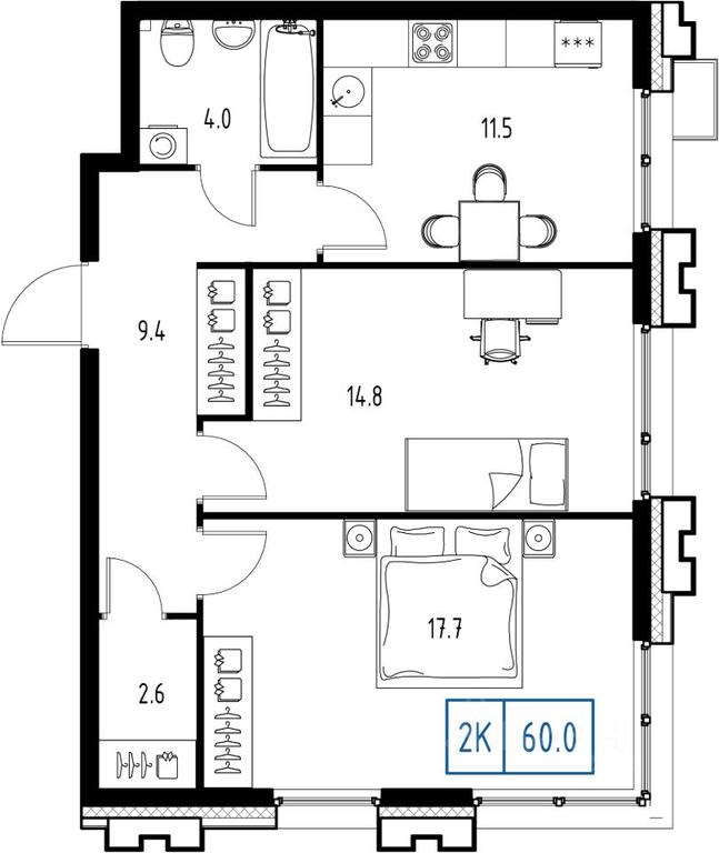 1-BD Apartment Sale, 60 sq. m. at Skolkovo ONE, Zarechnaya ulitsa, rabochiy posyolok Zarechye, Odintsovskiy Urban District, Moscow Region, Russia #1 1-BD Apartment Sale, 60 sq. m. at Skolkovo ONE, Zarechnaya ulitsa, rabochiy posyolok Zarechye, Odintsovskiy Urban District, Moscow Region, Russia #1