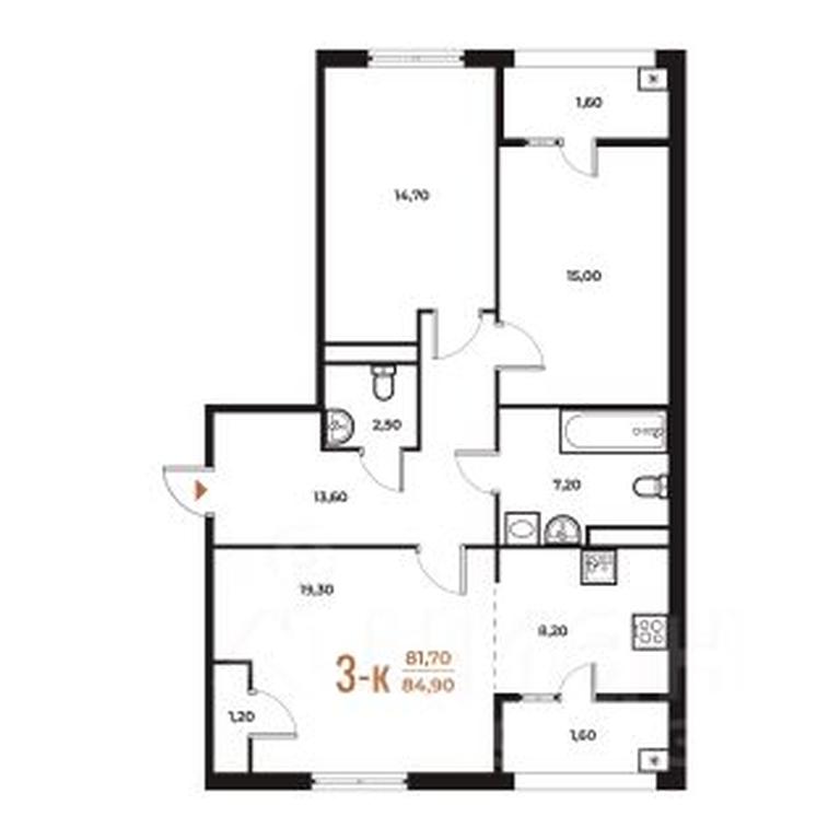 2-BD Apartment Sale, 84.9 sq. m. at Novoe Letovo, Zimyonkovskaya ulitsa, Sosenskoye Settlement, Moscow, Russia #1 2-BD Apartment Sale, 84.9 sq. m. at Novoe Letovo, Zimyonkovskaya ulitsa, Sosenskoye Settlement, Moscow, Russia #1