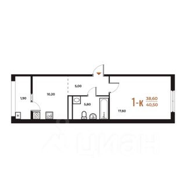 Apartment Sale, 40.5 sq. m. at Novoe Letovo, Zimyonkovskaya ulitsa, Sosenskoye Settlement, Moscow, Russia #1 Apartment Sale, 40.5 sq. m. at Novoe Letovo, Zimyonkovskaya ulitsa, Sosenskoye Settlement, Moscow, Russia #1