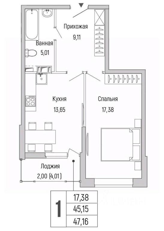 Apartment Sale, 47.16 sq. m. at Бузланово, Krasnogorsk Urban District, Moscow Region, Russia #1 Apartment Sale, 47.16 sq. m. at Бузланово, Krasnogorsk Urban District, Moscow Region, Russia #1