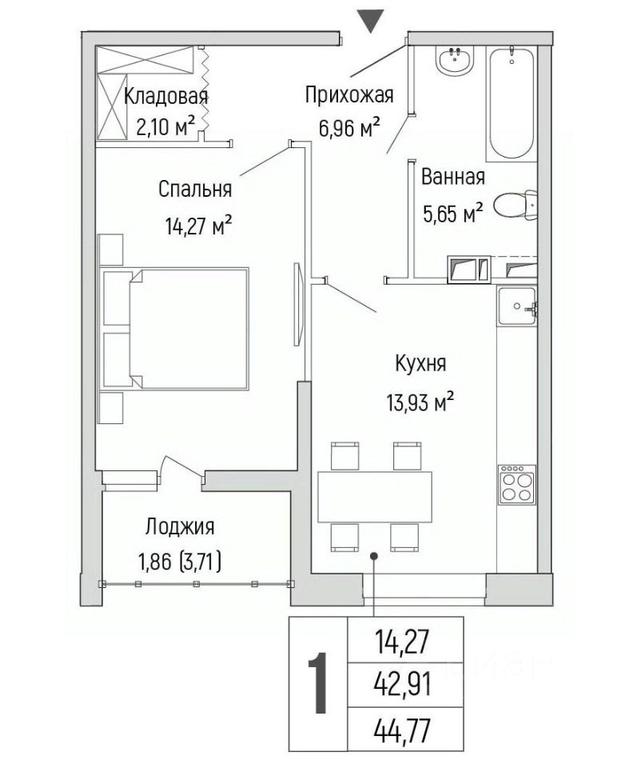 Apartment Sale, 44.77 sq. m. at Бузланово, Krasnogorsk Urban District, Moscow Region, Russia #1 Apartment Sale, 44.77 sq. m. at Бузланово, Krasnogorsk Urban District, Moscow Region, Russia #1