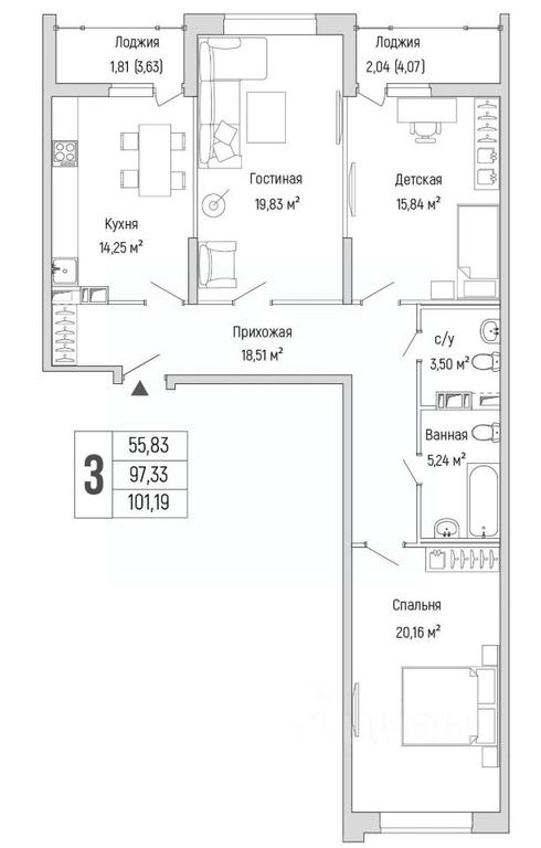1-BD Apartment Sale, 101.19 sq. m. at Бузланово, Krasnogorsk Urban District, Moscow Region, Russia #1 1-BD Apartment Sale, 101.19 sq. m. at Бузланово, Krasnogorsk Urban District, Moscow Region, Russia #1