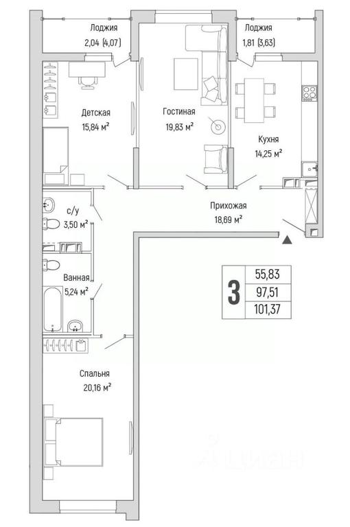1-BD Apartment Sale, 101.37 sq. m. at Бузланово, Krasnogorsk Urban District, Moscow Region, Russia #1 1-BD Apartment Sale, 101.37 sq. m. at Бузланово, Krasnogorsk Urban District, Moscow Region, Russia #1