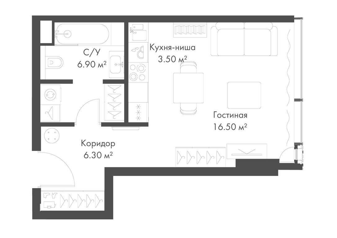 Apartment Sale, 33.2 sq. m. at Slava, Leningradskiy Avenue, 8с10, Moscow, Russia #1 Apartment Sale, 33.2 sq. m. at Slava, Leningradskiy Avenue, 8с10, Moscow, Russia #1