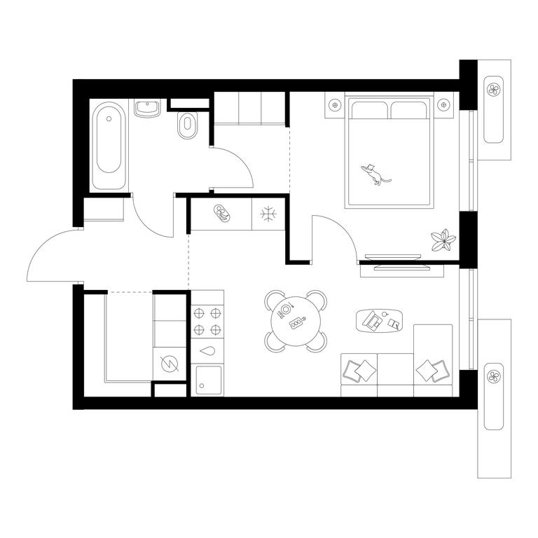 1-BD Apartment Sale, 35 sq. m. at Salarevo Park, Salaryevskaya Street, 8к1, Moskovskiy Settlement, Moscow, Russia #1 1-BD Apartment Sale, 35 sq. m. at Salarevo Park, Salaryevskaya Street, 8к1, Moskovskiy Settlement, Moscow, Russia #1