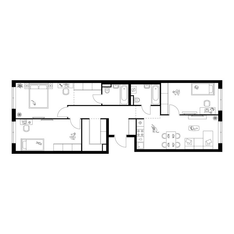 3-BD Apartment Sale, 85.8 sq. m. at Salarevo Park, Salaryevskaya Street, 8к1, Moskovskiy Settlement, Moscow, Russia #1 3-BD Apartment Sale, 85.8 sq. m. at Salarevo Park, Salaryevskaya Street, 8к1, Moskovskiy Settlement, Moscow, Russia #1
