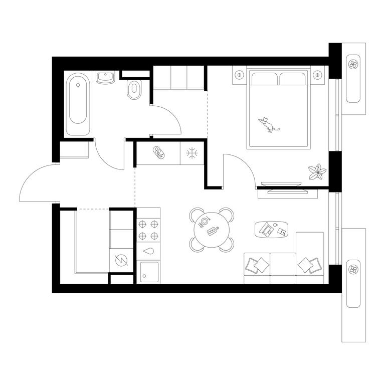 1-BD Apartment Sale, 35 sq. m. at Salarevo Park, Salaryevskaya Street, 8к1, Moskovskiy Settlement, Moscow, Russia #1 1-BD Apartment Sale, 35 sq. m. at Salarevo Park, Salaryevskaya Street, 8к1, Moskovskiy Settlement, Moscow, Russia #1
