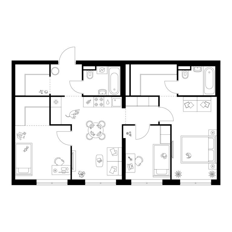 3-BD Apartment Sale, 74.2 sq. m. at Salarevo Park, Salaryevskaya Street, 8к1, Moskovskiy Settlement, Moscow, Russia #1 3-BD Apartment Sale, 74.2 sq. m. at Salarevo Park, Salaryevskaya Street, 8к1, Moskovskiy Settlement, Moscow, Russia #1