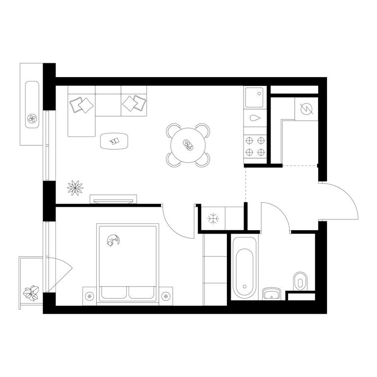 1-BD Apartment Sale, 35.9 sq. m. at Salarevo Park, Salaryevskaya Street, 8к1, Moskovskiy Settlement, Moscow, Russia #1 1-BD Apartment Sale, 35.9 sq. m. at Salarevo Park, Salaryevskaya Street, 8к1, Moskovskiy Settlement, Moscow, Russia #1