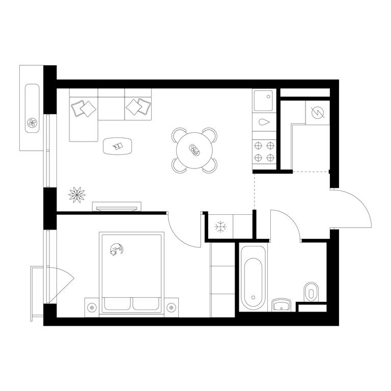 1-BD Apartment Sale, 35.8 sq. m. at Salarevo Park, Salaryevskaya Street, 8к1, Moskovskiy Settlement, Moscow, Russia #1 1-BD Apartment Sale, 35.8 sq. m. at Salarevo Park, Salaryevskaya Street, 8к1, Moskovskiy Settlement, Moscow, Russia #1