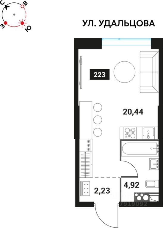 Apartment Sale, 27 sq. m. at Innovator, Michurinsky Avenue, Moscow, Russia #1 Apartment Sale, 27 sq. m. at Innovator, Michurinsky Avenue, Moscow, Russia #1