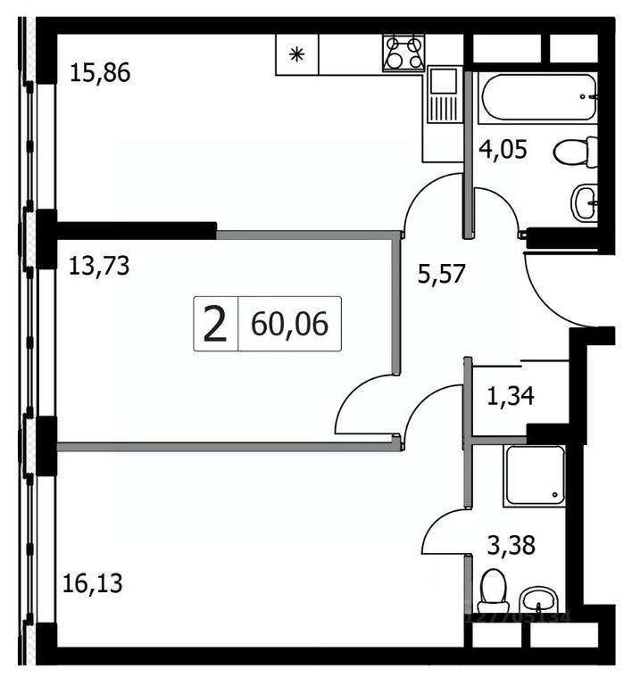 1-BD Apartment Sale, 60.06 sq. m. at Gorodskie istorii (Rasskazovka), Anny Akhmatovoy Street, Vnukovskoye Settlement, Moscow, Russia #1 1-BD Apartment Sale, 60.06 sq. m. at Gorodskie istorii (Rasskazovka), Anny Akhmatovoy Street, Vnukovskoye Settlement, Moscow, Russia #1