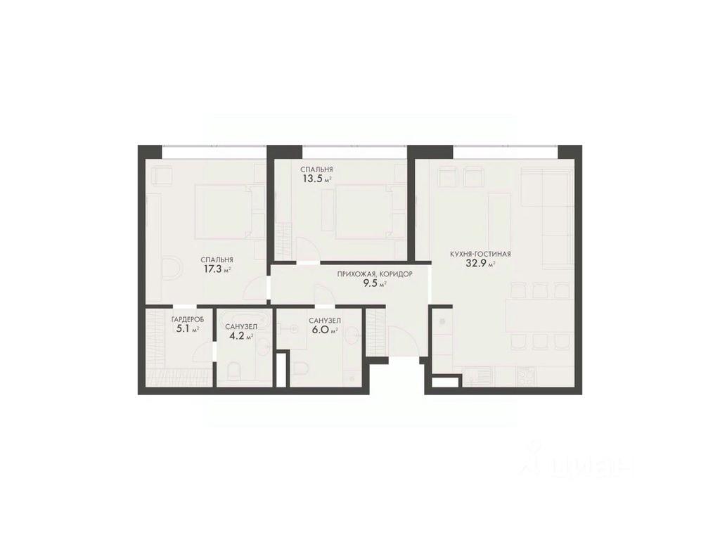 2-BD Apartment Sale, 87.4平方米 at Vnukovo Country Club (Vnukovo Kantri Klab), Lugovaya ulitsa, derevnya Rogozinino, Pervomayskoye Settlement, Moscow, Russia #1 2-BD Apartment Sale, 87.4平方米 at Vnukovo Country Club (Vnukovo Kantri Klab), Lugovaya ulitsa, derevnya Rogozinino, Pervomayskoye Settlement, Moscow, Russia #1