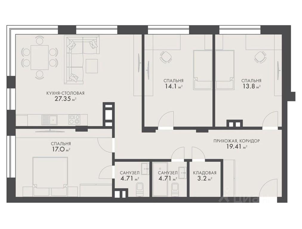 3-BD Apartment Sale, 106.7 sq. m. at Vnukovo Country Club (Vnukovo Kantri Klab), Lugovaya ulitsa, derevnya Rogozinino, Pervomayskoye Settlement, Moscow, Russia #1 3-BD Apartment Sale, 106.7 sq. m. at Vnukovo Country Club (Vnukovo Kantri Klab), Lugovaya ulitsa, derevnya Rogozinino, Pervomayskoye Settlement, Moscow, Russia #1