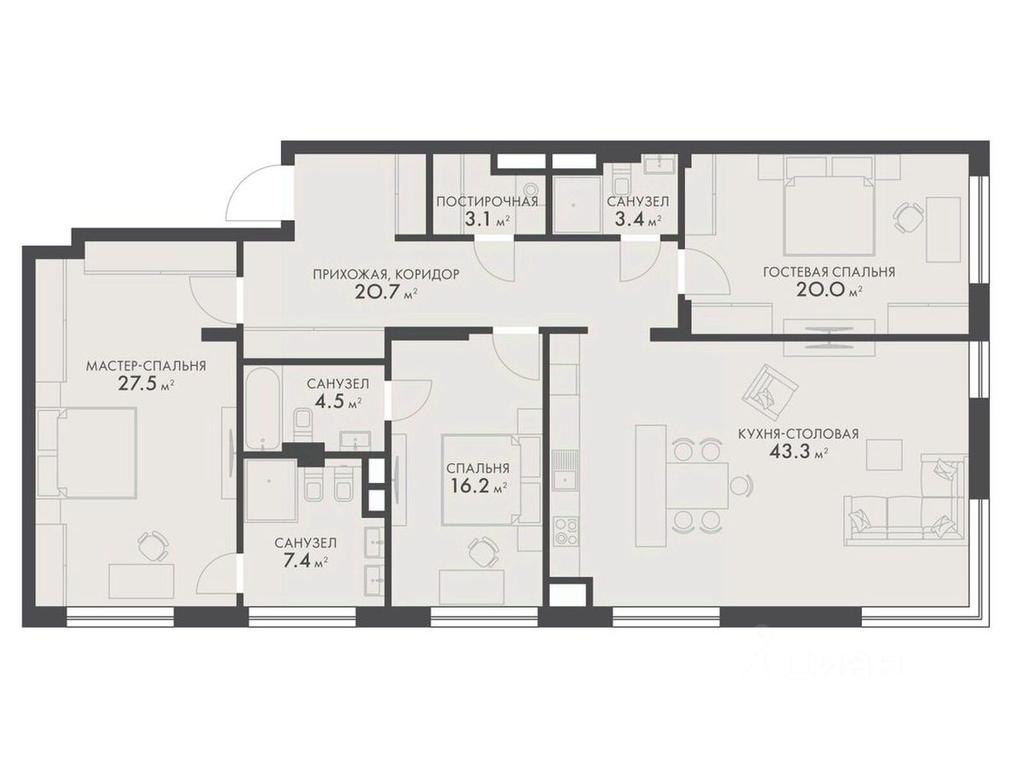 3-BD Apartment Sale, 121.1平方米 at Vnukovo Country Club (Vnukovo Kantri Klab), Lugovaya ulitsa, derevnya Rogozinino, Pervomayskoye Settlement, Moscow, Russia #1 3-BD Apartment Sale, 121.1平方米 at Vnukovo Country Club (Vnukovo Kantri Klab), Lugovaya ulitsa, derevnya Rogozinino, Pervomayskoye Settlement, Moscow, Russia #1