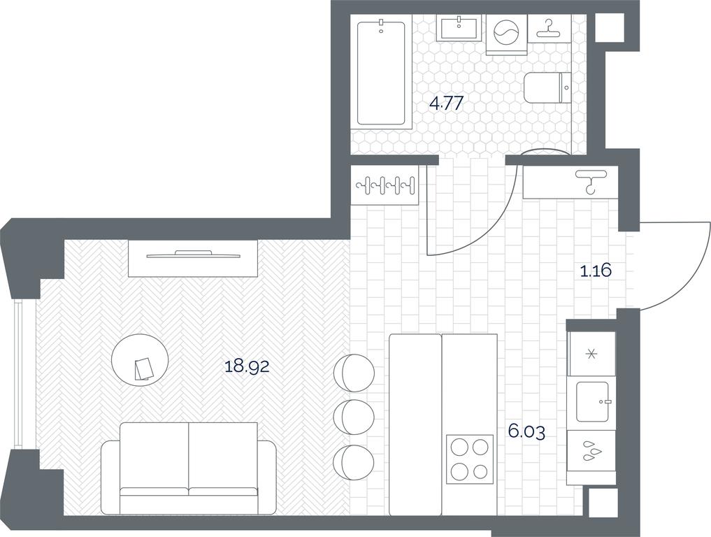 Apartment Sale, 30.88 sq. m. at TATE, Vetkina Street, Moscow, Russia #1 Apartment Sale, 30.88 sq. m. at TATE, Vetkina Street, Moscow, Russia #1