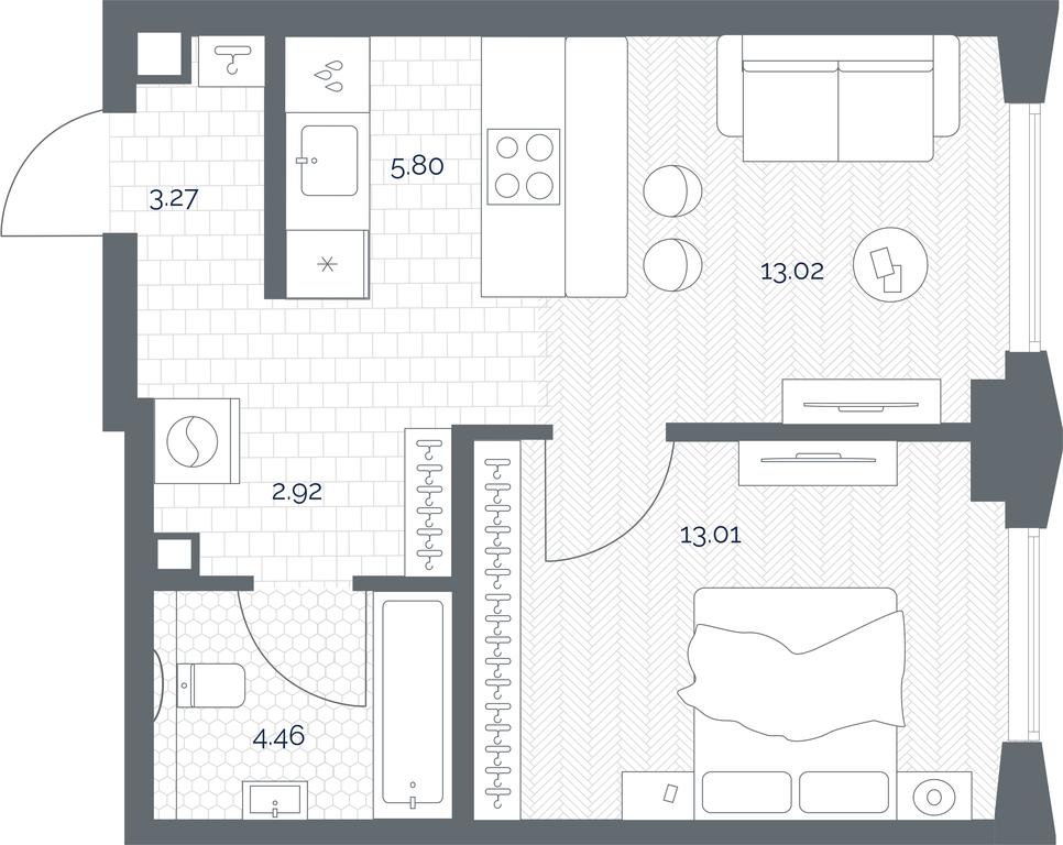 Apartment Sale, 42.48 sq. m. at TATE, Vetkina Street, Moscow, Russia #1 Apartment Sale, 42.48 sq. m. at TATE, Vetkina Street, Moscow, Russia #1