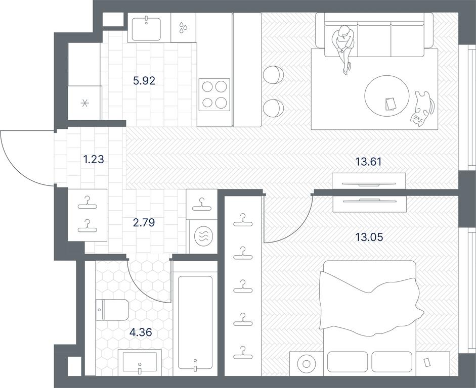 Apartment Sale, 40.96 sq. m. at TATE, Vetkina Street, Moscow, Russia #1 Apartment Sale, 40.96 sq. m. at TATE, Vetkina Street, Moscow, Russia #1