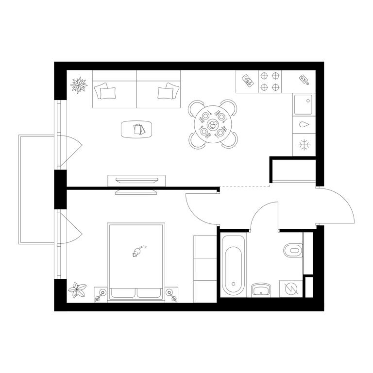 1-BD Apartment Sale, 38.5 sq. m. at Salarevo Park, Salaryevskaya Street, 8к1, Moskovskiy Settlement, Moscow, Russia #1 1-BD Apartment Sale, 38.5 sq. m. at Salarevo Park, Salaryevskaya Street, 8к1, Moskovskiy Settlement, Moscow, Russia #1