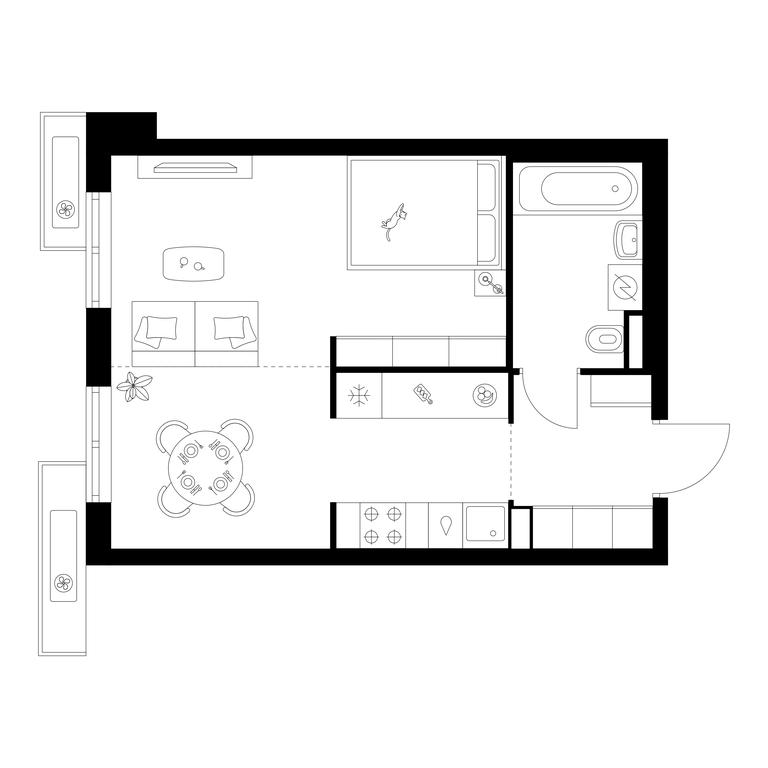 1-BD Apartment Sale, 35.1 sq. m. at Salarevo Park, Salaryevskaya Street, 8к1, Moskovskiy Settlement, Moscow, Russia #1 1-BD Apartment Sale, 35.1 sq. m. at Salarevo Park, Salaryevskaya Street, 8к1, Moskovskiy Settlement, Moscow, Russia #1