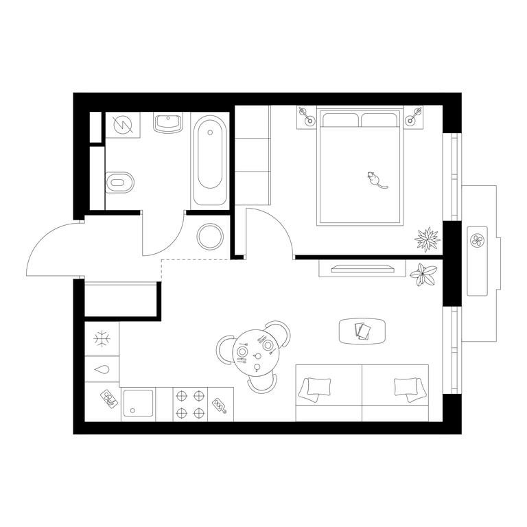 1-BD Apartment Sale, 32.3 sq. m. at Salarevo Park, Salaryevskaya Street, 8к1, Moskovskiy Settlement, Moscow, Russia #1 1-BD Apartment Sale, 32.3 sq. m. at Salarevo Park, Salaryevskaya Street, 8к1, Moskovskiy Settlement, Moscow, Russia #1