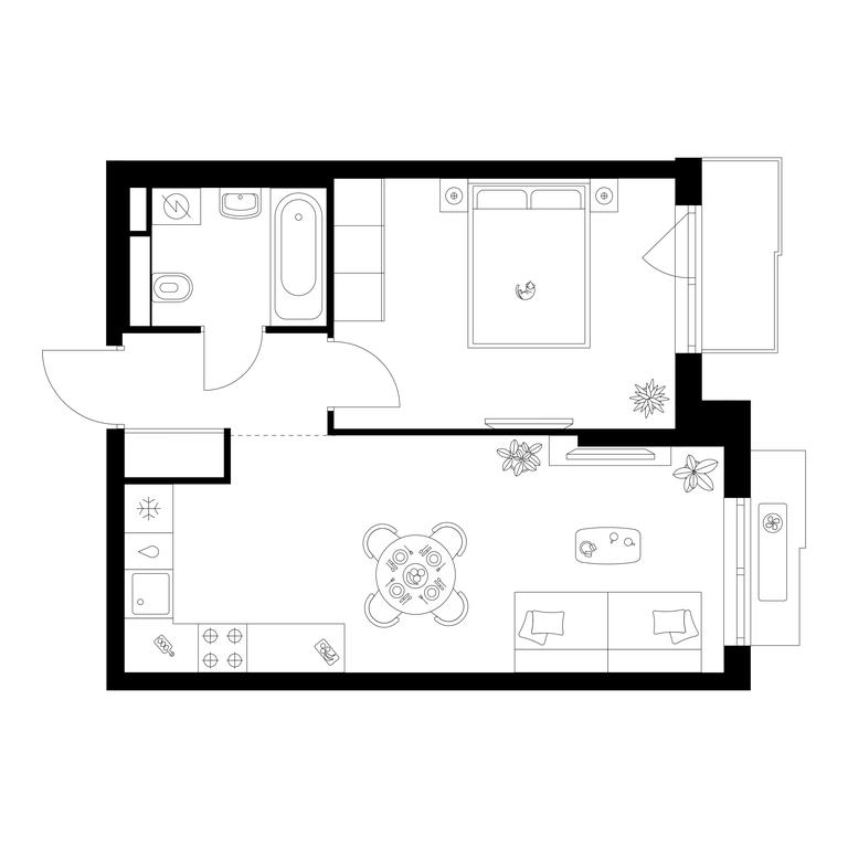 1-BD Apartment Sale, 41.6 sq. m. at Salarevo Park, Salaryevskaya Street, 8к1, Moskovskiy Settlement, Moscow, Russia #1 1-BD Apartment Sale, 41.6 sq. m. at Salarevo Park, Salaryevskaya Street, 8к1, Moskovskiy Settlement, Moscow, Russia #1