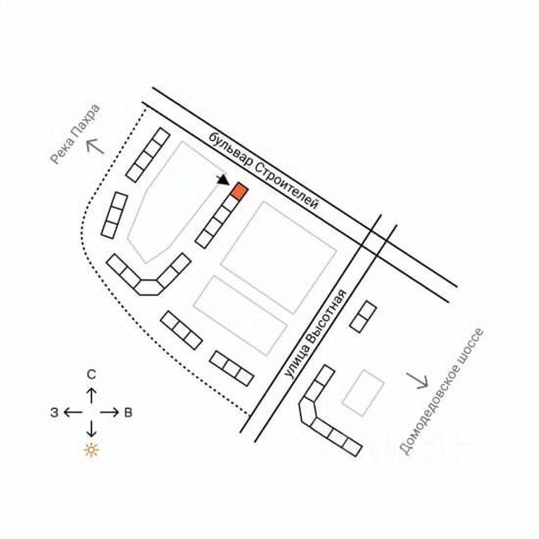 1-BD Apartment Sale, 56.3平方米 at Domodedovo park, Tvorchestva Street, Domodedovo Village, Domodedovo City District, Moscow Region, Russia #2
