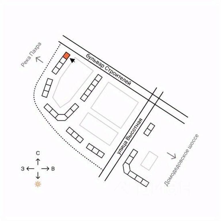 1-BD Apartment Sale, 56.3平方米 at Domodedovo park, Tvorchestva Street, Domodedovo Village, Domodedovo City District, Moscow Region, Russia #2