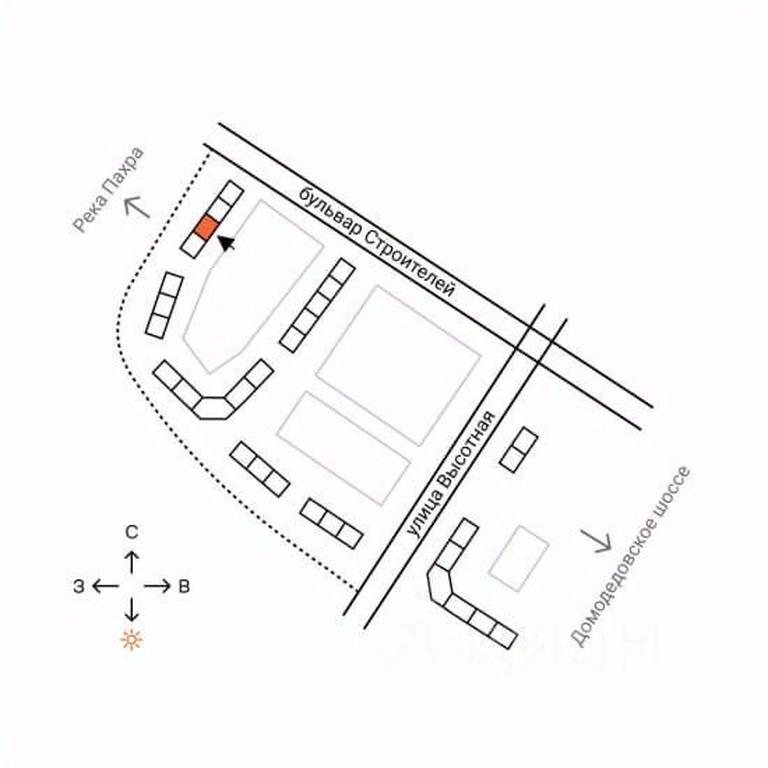 1-BD Apartment Sale, 56.3平方米 at Domodedovo park, Tvorchestva Street, Domodedovo Village, Domodedovo City District, Moscow Region, Russia #2