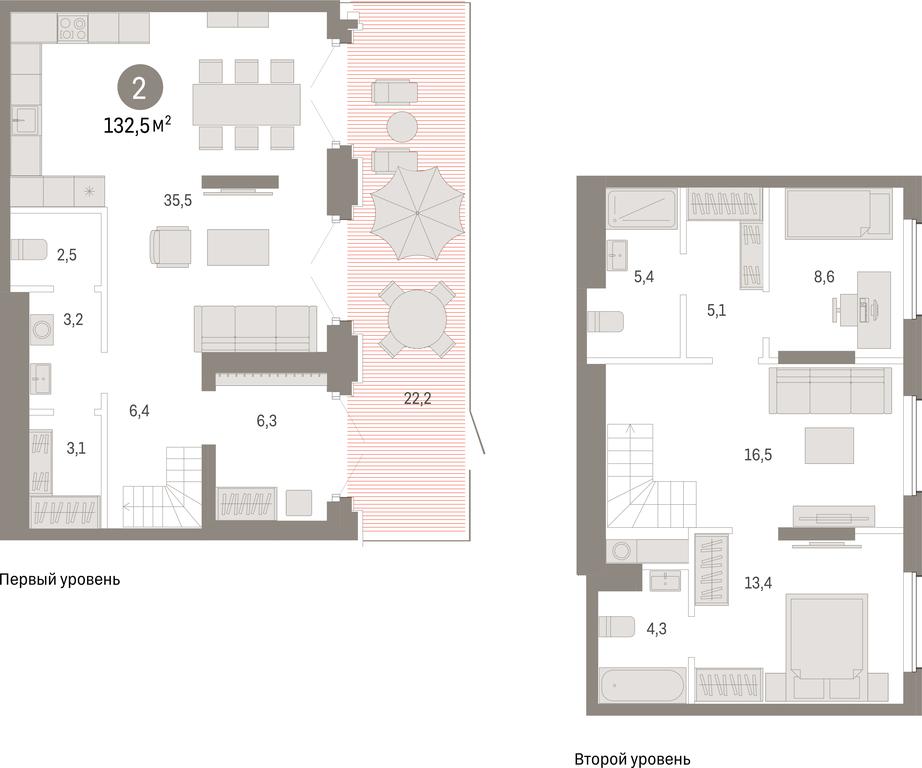 2-BD Apartment Sale, 132.5 sq. m. at Kvartal Metronom, Tagilskaya Street, Moscow, Russia #1 2-BD Apartment Sale, 132.5 sq. m. at Kvartal Metronom, Tagilskaya Street, Moscow, Russia #1