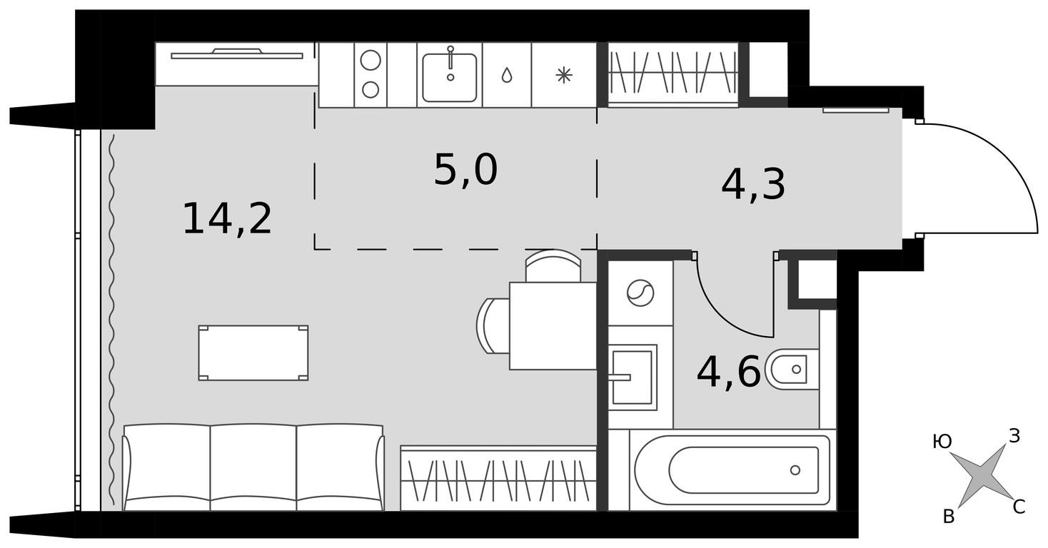 Apartment Sale, 28.1 sq. m. at Amber City, 3rd Khoroshyovsky Drive, 3А, Moscow, Russia #1 Apartment Sale, 28.1 sq. m. at Amber City, 3rd Khoroshyovsky Drive, 3А, Moscow, Russia #1