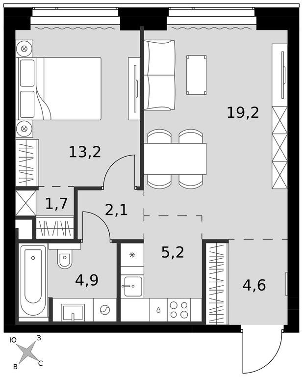 2-BD Apartment Sale, 50.9 sq. m. at Amber City, 3rd Khoroshyovsky Drive, 3А, Moscow, Russia #1 2-BD Apartment Sale, 50.9 sq. m. at Amber City, 3rd Khoroshyovsky Drive, 3А, Moscow, Russia #1