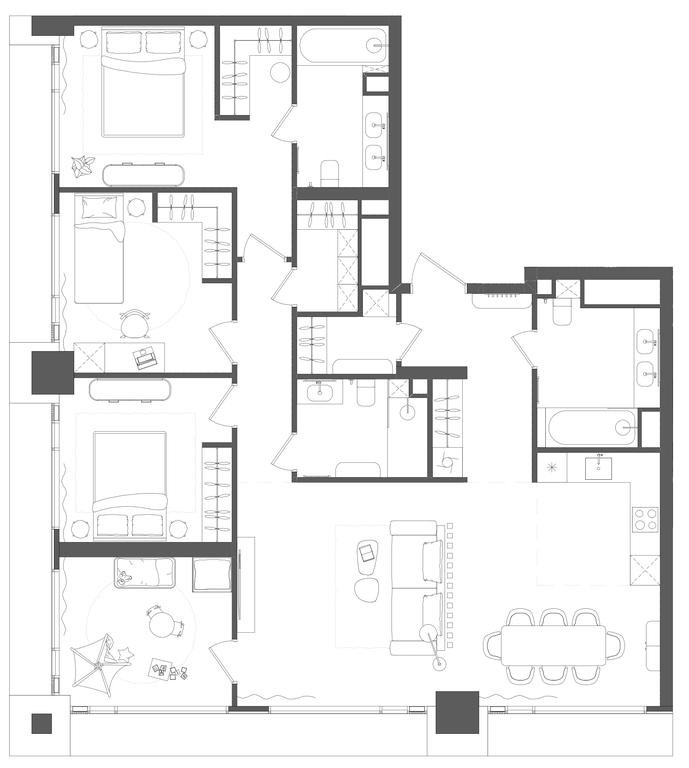 4-BD Apartment Sale, 126.9平方米 at Grain, Starokaluzhskoye Highway, 64с1, Moscow, Russia #1 4-BD Apartment Sale, 126.9平方米 at Grain, Starokaluzhskoye Highway, 64с1, Moscow, Russia #1