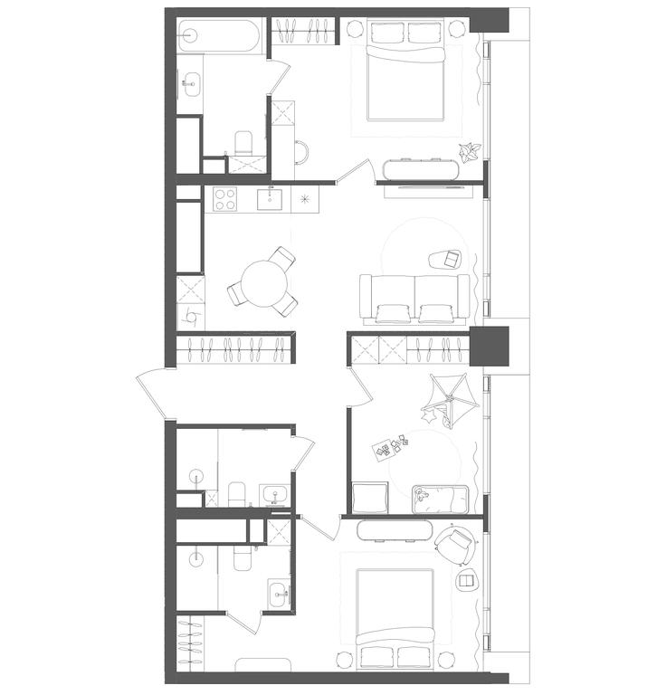 3-BD Apartment Sale, 85.5平方米 at Grain, Starokaluzhskoye Highway, 64с1, Moscow, Russia #1