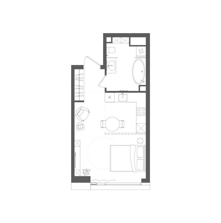 Apartment Sale, 35 sq. m. at Grain, Starokaluzhskoye Highway, 64с1, Moscow, Russia #1