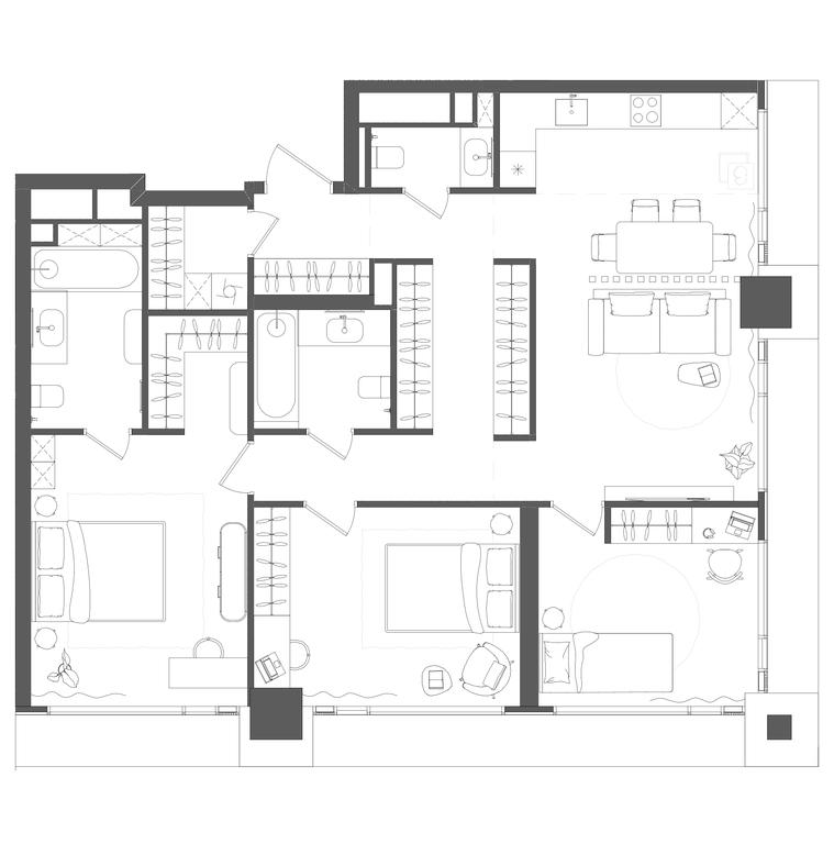 3-BD Apartment Sale, 105.9 sq. m. at Grain, Starokaluzhskoye Highway, 64с1, Moscow, Russia #1 3-BD Apartment Sale, 105.9 sq. m. at Grain, Starokaluzhskoye Highway, 64с1, Moscow, Russia #1