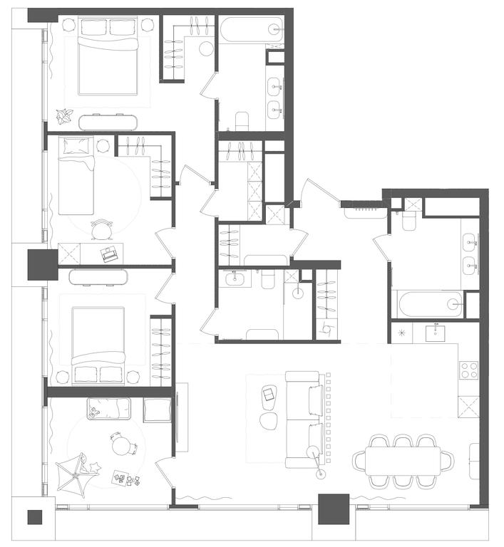 4-BD Apartment Sale, 126.9 sq. m. at Grain, Starokaluzhskoye Highway, 64с1, Moscow, Russia #1