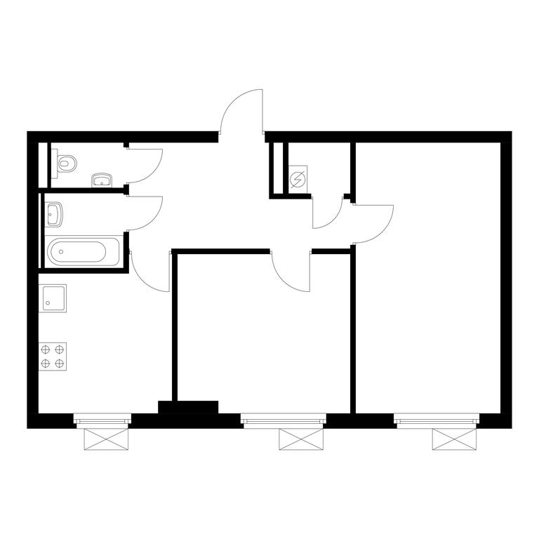 2-BD Apartment Sale, 54.5 sq. m. at Belaya Dacha Park, mikrorayon Parkovy, 1, Kotelniki, Moscow Region, Russia #1 2-BD Apartment Sale, 54.5 sq. m. at Belaya Dacha Park, mikrorayon Parkovy, 1, Kotelniki, Moscow Region, Russia #1