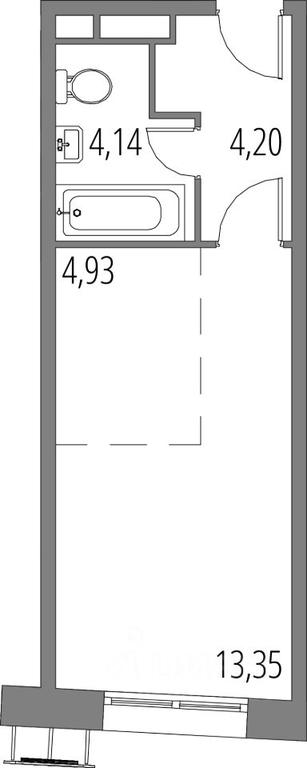 Apartment Sale, 26.62平方米 at Klubny dom Malye Veshki, Ryabinovy pereulok, Vyoshki Settlement, Mytishi Urban District, Moscow Region, Russia #1 Apartment Sale, 26.62平方米 at Klubny dom Malye Veshki, Ryabinovy pereulok, Vyoshki Settlement, Mytishi Urban District, Moscow Region, Russia #1